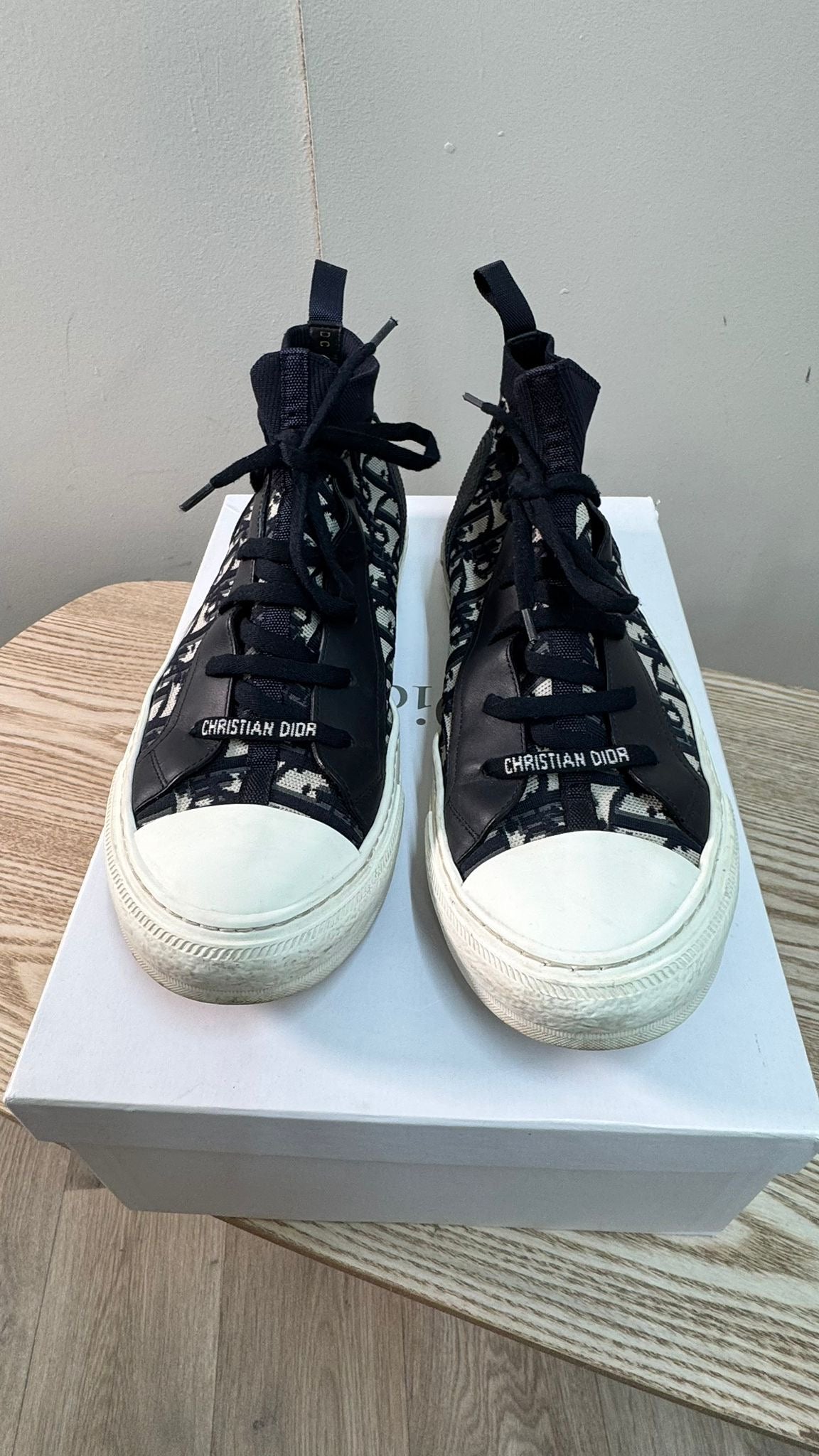 Dior Walk'N'Dior Deep Blue Oblique Trainers – EU 43/UK 9