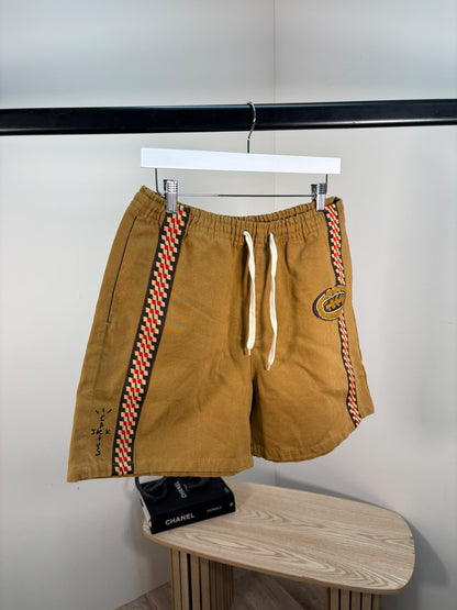 Cactus Jack/Travis Scott Cartoon brown shorts - Large