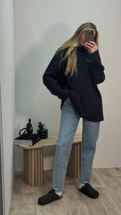 Celine Blue Barrel Leg Denim Jeans - 27