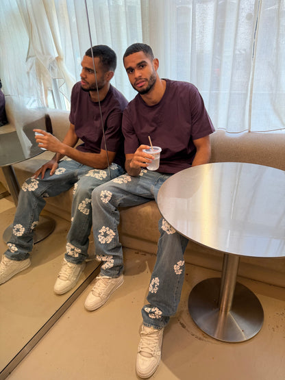 Denim Tears x Levi's Denim Wreath Print Straight Leg Jeans – New In Tags W38