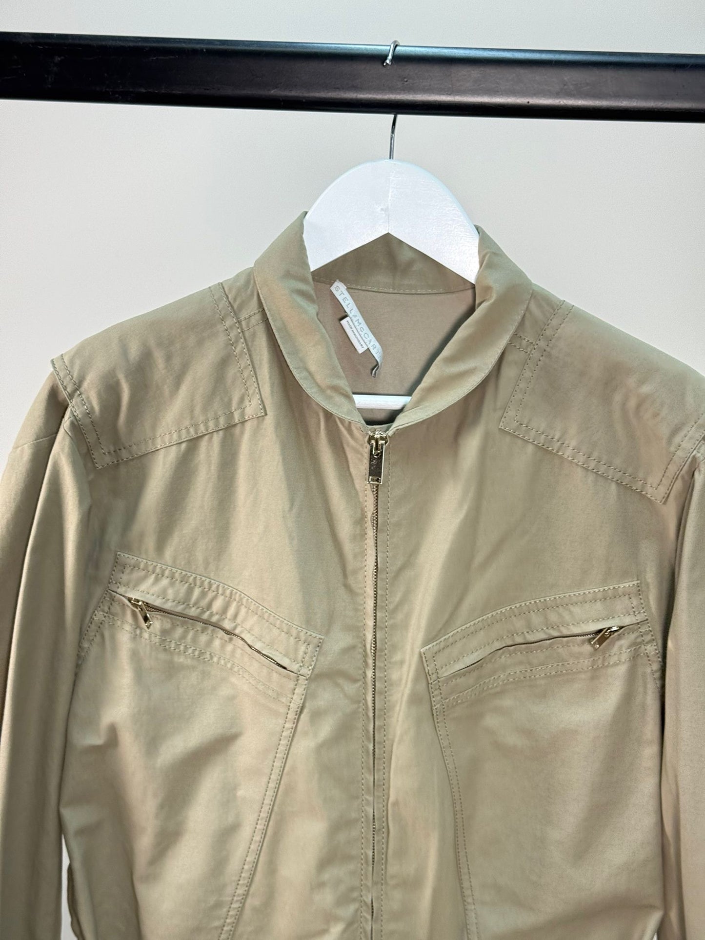 Stella McCartney Beige Cargo Jumpsuit - 38 EU / UK 10