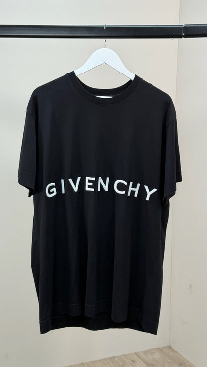 Givenchy Black White 4G Motif Logo T-Shirt - XL