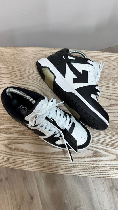 Off-White Black And White Out Of Office Trainers – EU 38 / UK 5
