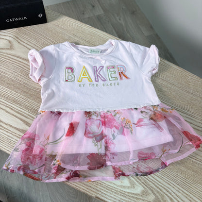 Kids Ted Baker Floral Hem Top – Age 1.5-2 Years