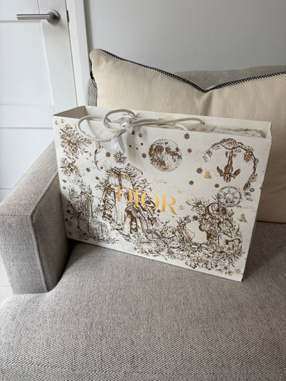 Dior Small Lady Dior burgundy cannage lambskin bag