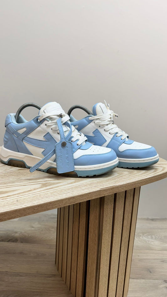 Off-White Blue & White ‘Out Of Office’ Trainers- EU40/UK 6