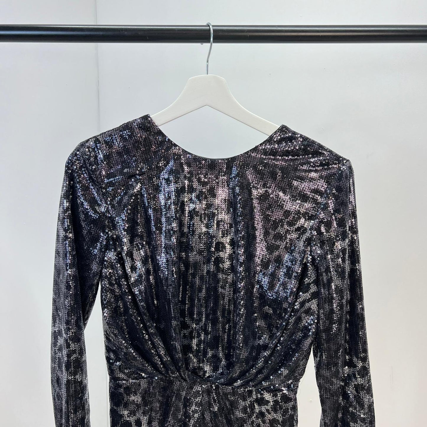 MSGM Multi Leopard Sequin Dress  - Small