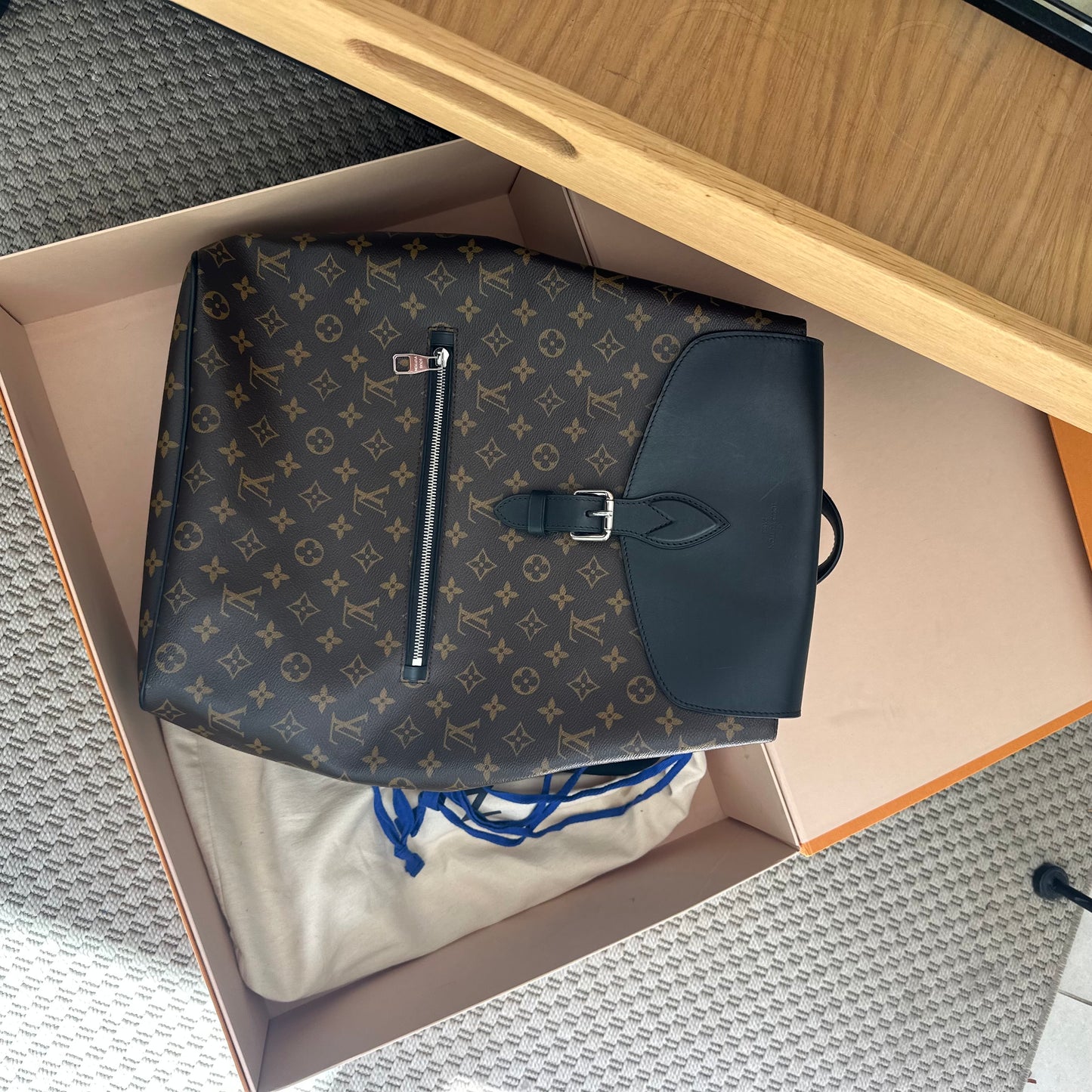 Louis Vuitton Palk Brown Monogram Backpack