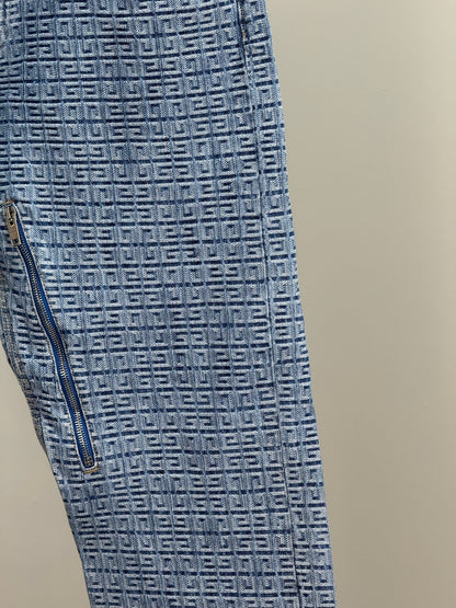 Givenchy Blue 4g print jeans-34
