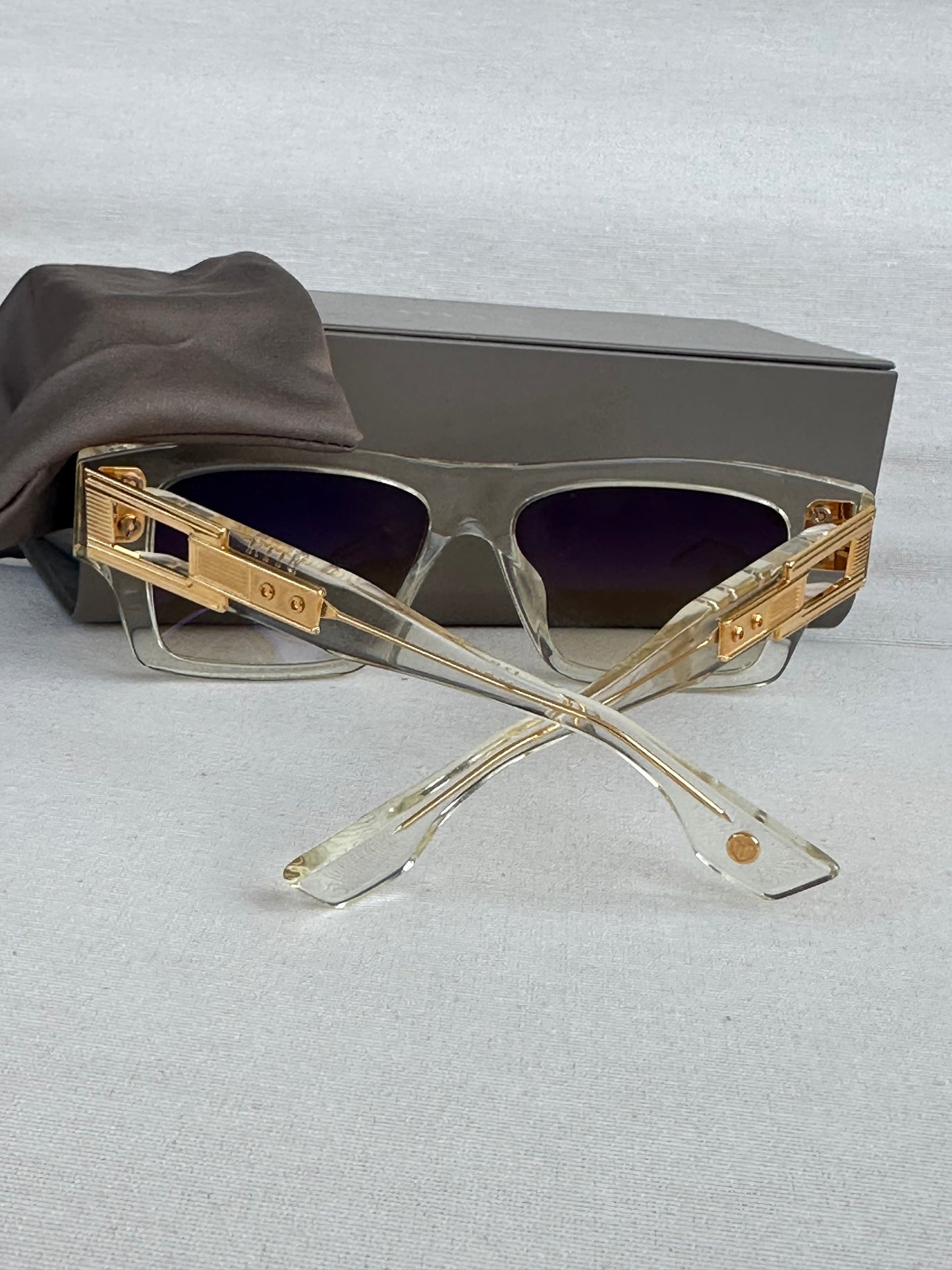 DITA Grandmaster- Seven Rectangular-Frame Acetate Sunglasses
