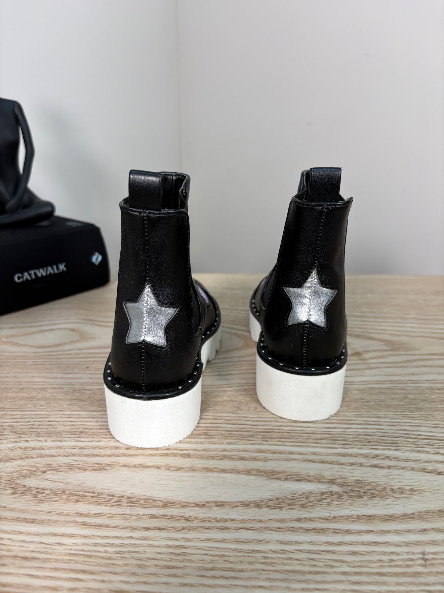 Kids Stella McCartney Black White Star Boots – Brand New EU 25 / UK 8 Kids