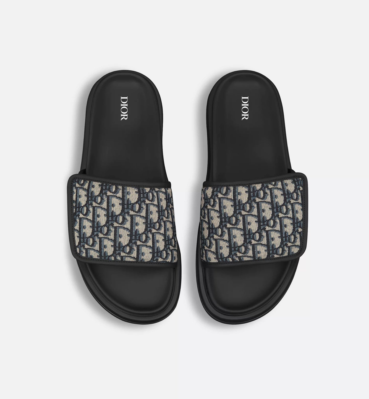 Dior Aqua Sandal – Beige and Black Dior Oblique Jacquard- Brand New UK 8