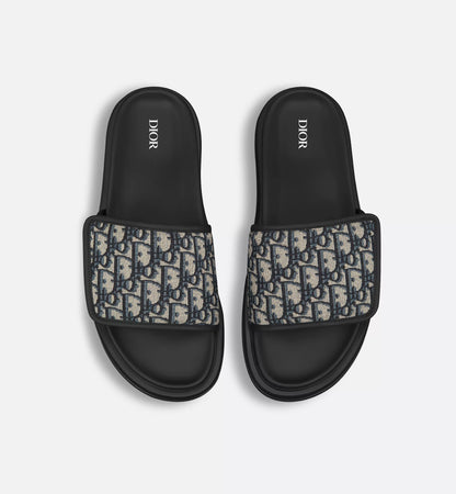 Dior Aqua Sandal – Beige and Black Dior Oblique Jacquard- Brand New UK 8