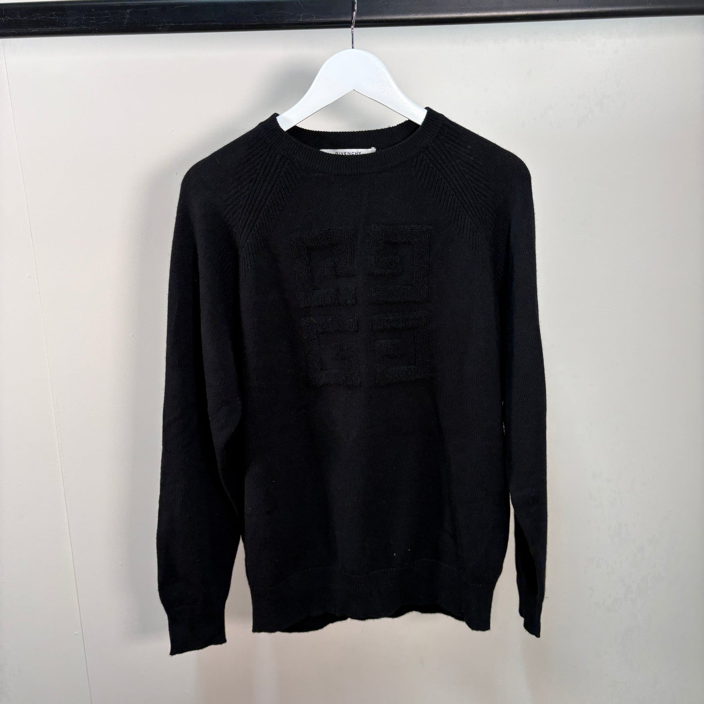 Givenchy Black 4G Logo Jumper –XS