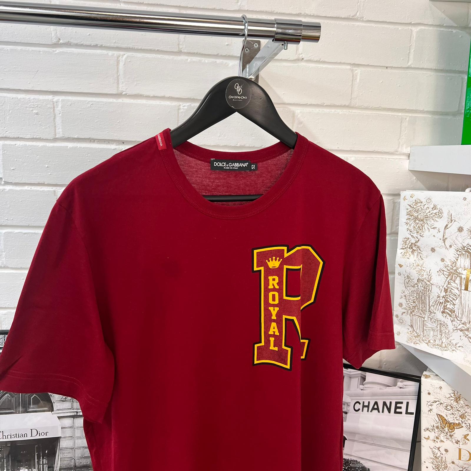 Dolce gabbana royal hot sale t shirt