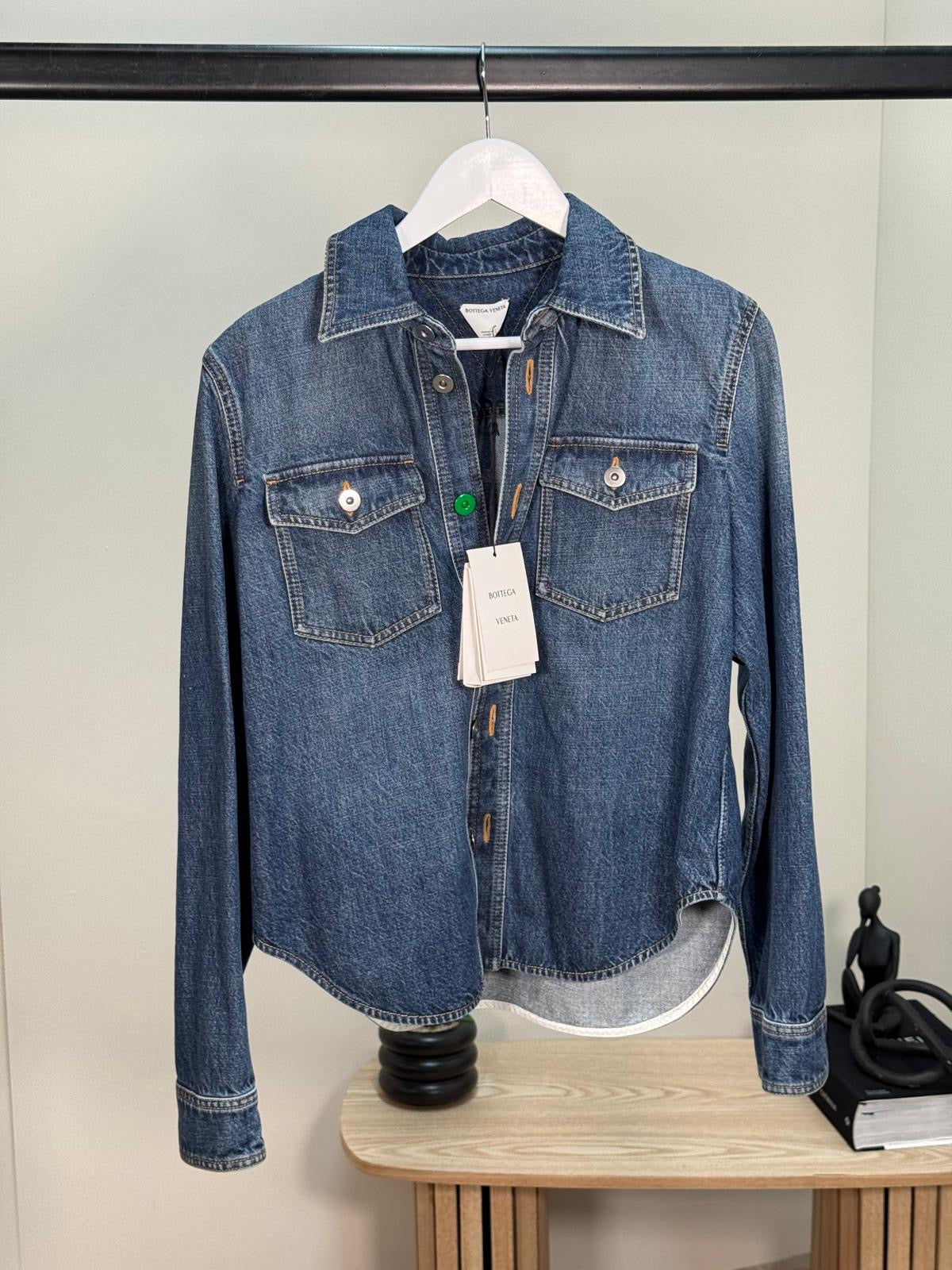 Bottega Veneta Washed Denim Shirt - 38/10