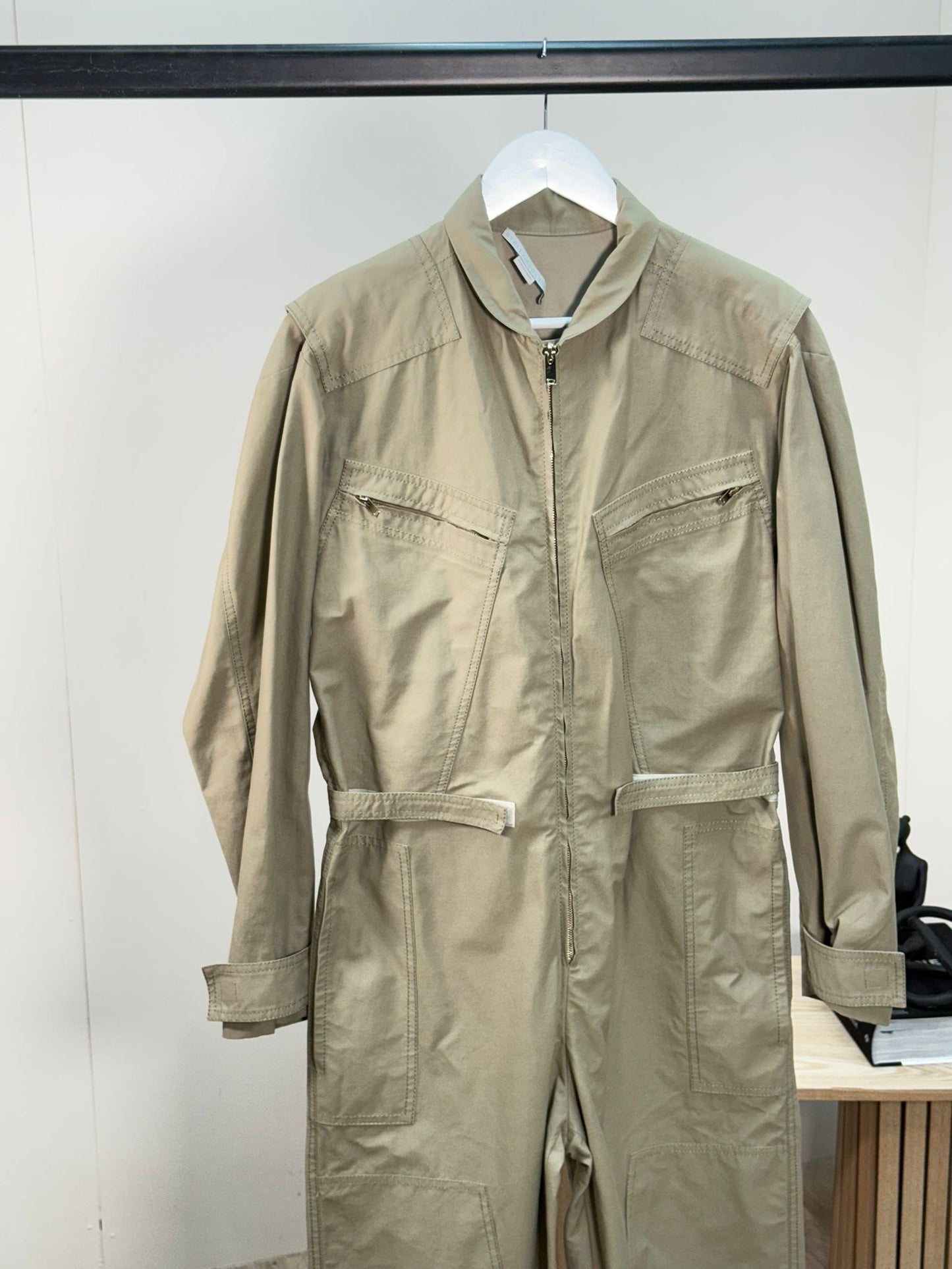 Stella McCartney Beige Cargo Jumpsuit - 38 EU / UK 10