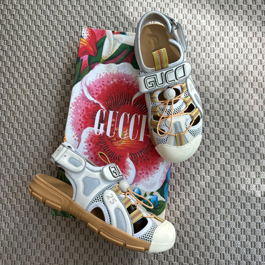 Gucci Tinsel Mesh Reflection Sandal Trainers – EU 38.5 / UK 5.5