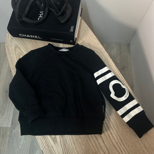 Kids Moncler Black Jumper – Age 4