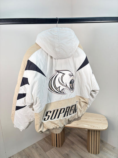 Supreme wildcat sideline puffer jacket  - Large