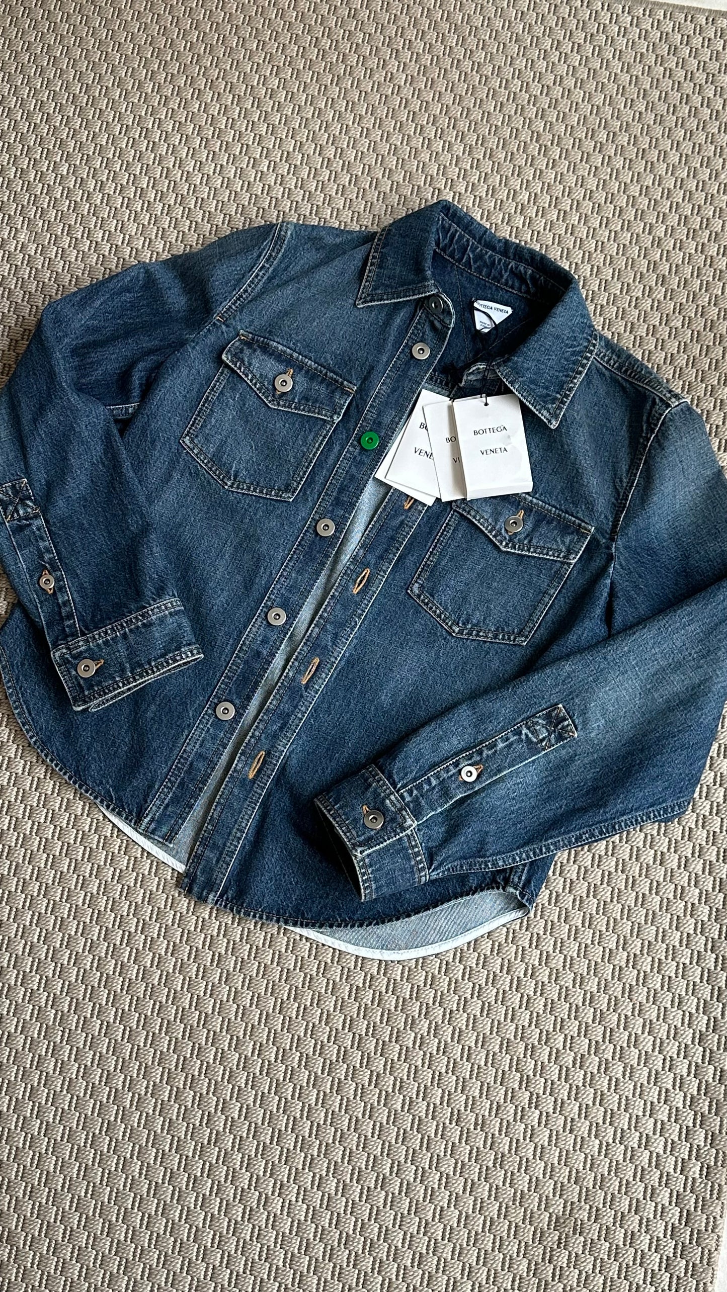 Bottega Veneta Washed Denim Shirt, brand new in tags  - 38/10