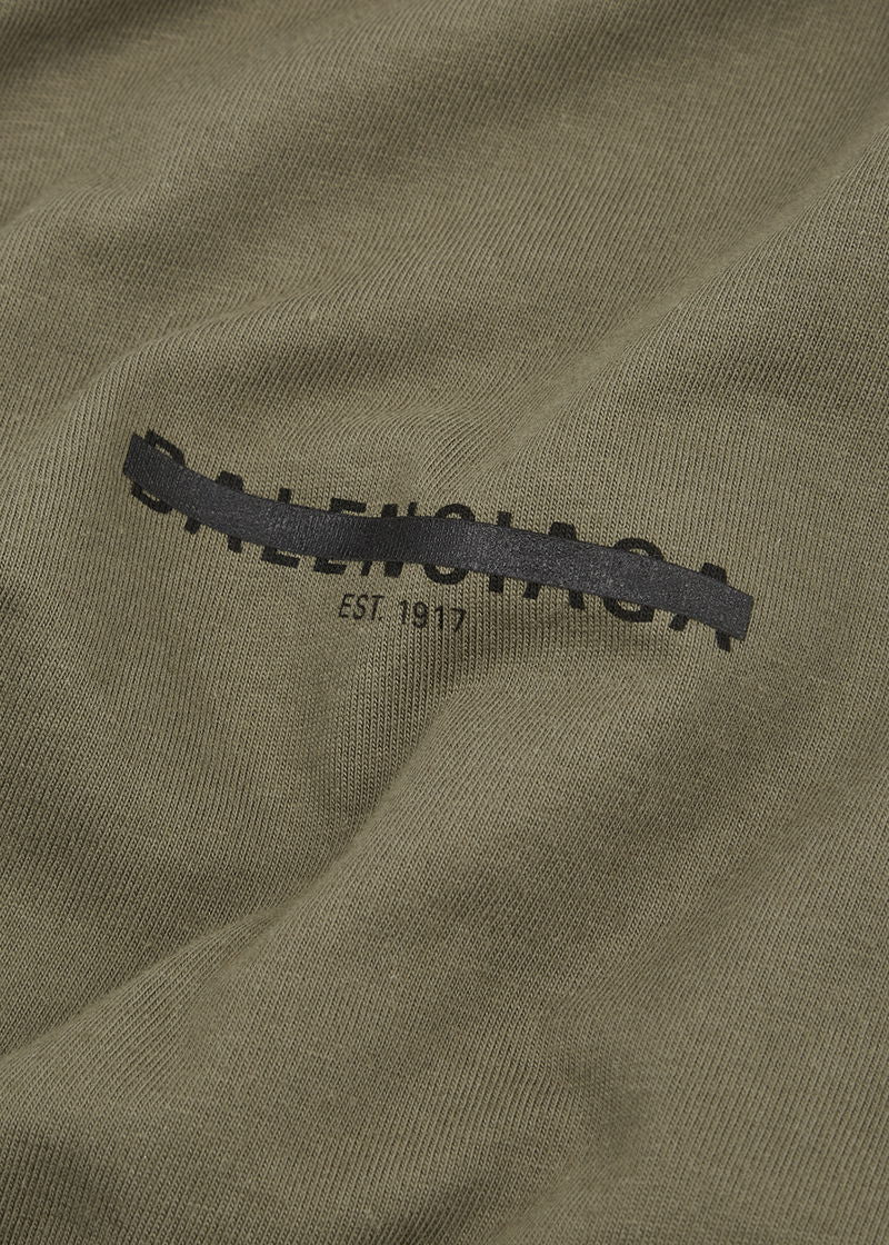 Balenciaga Khaki Oversized Strikethrough Cotton T-Shirt – Unifit 3