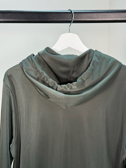 Dolce Gabbana Khaki Grey And Orange Logo Hoodie - 50-DG