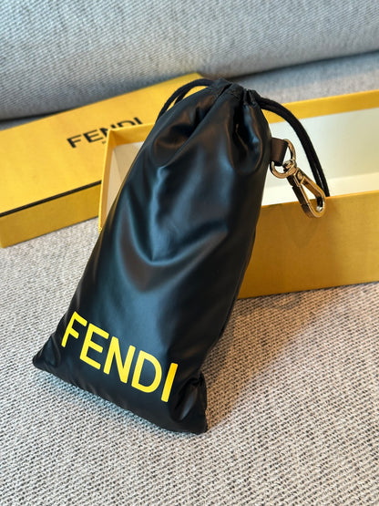 Fendi Blue Two Tone Pentagon Frame Sunglasses