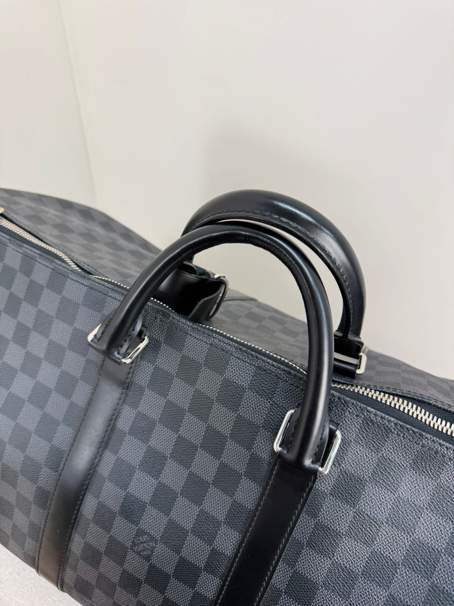 Louis Vuitton Damier 55 Bandouliere Keepall Travel Bag