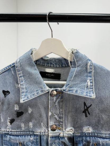 Amiri Palm Tree Denim jacket - Small
