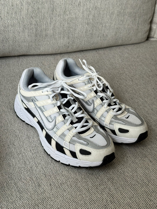 Nike P-6000 Sail Wolf Grey Trainers - UK 8