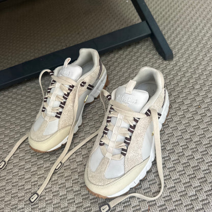 Jacquemus x Nike J Force 1 Low SP Cream Brown Trainers – UK 2.5 / EU 35.5