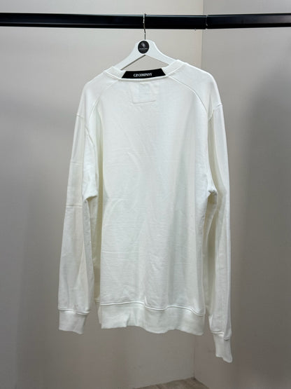 CP Company White Badge Logo Jumper - XXL