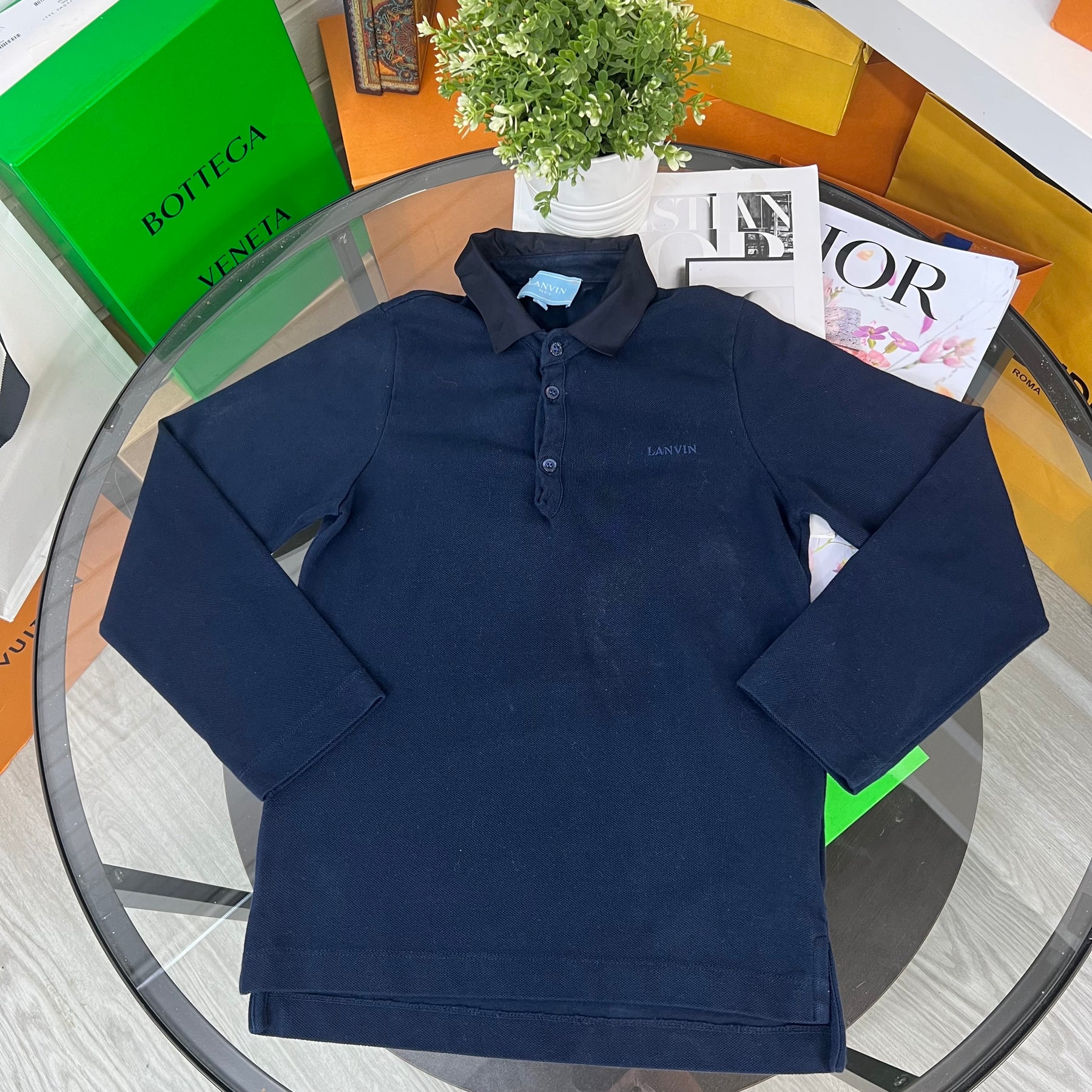 Lanvin long cheap sleeve polo