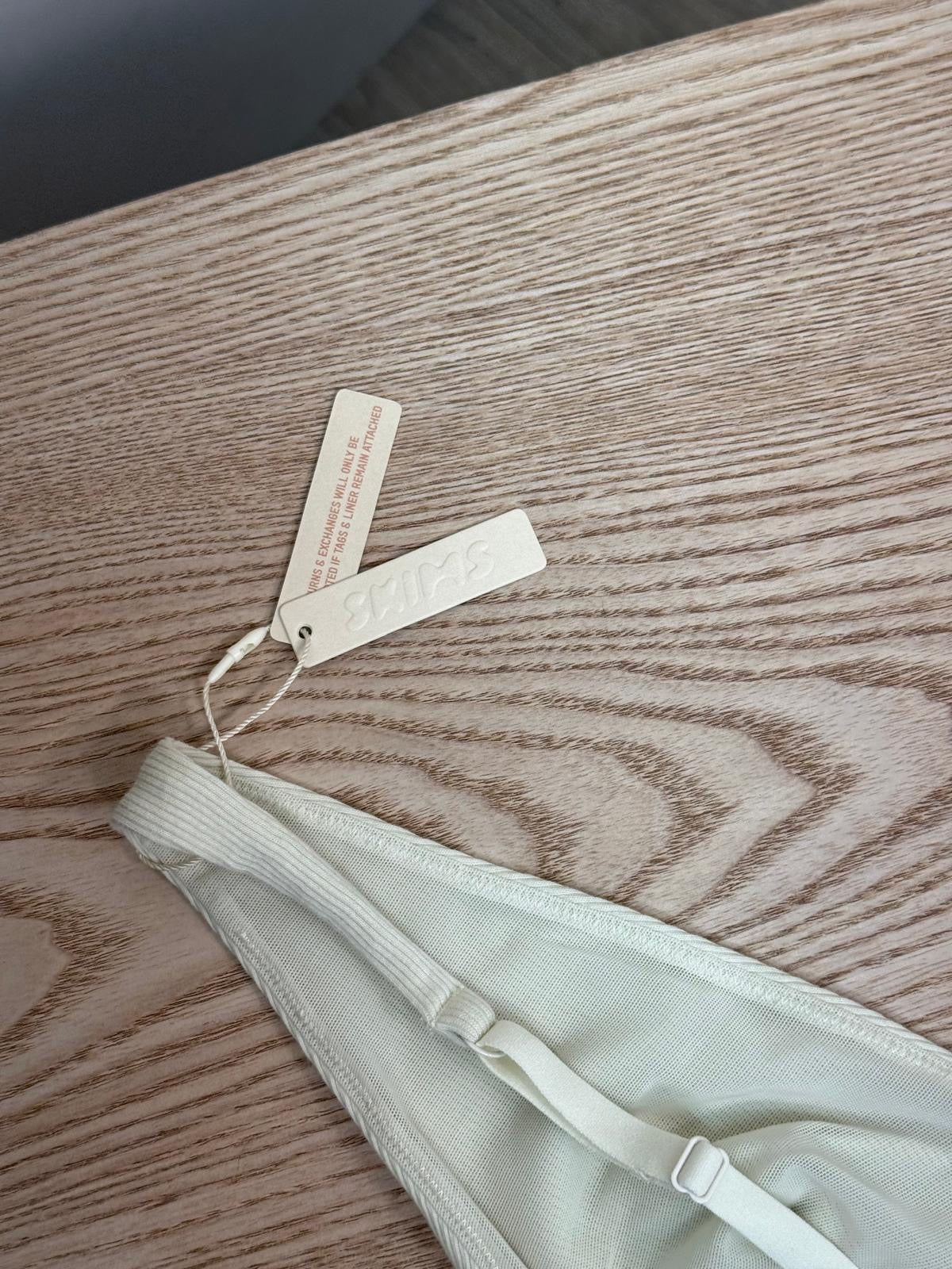 Skims Bone Logo Bralette - New In Tags Medium