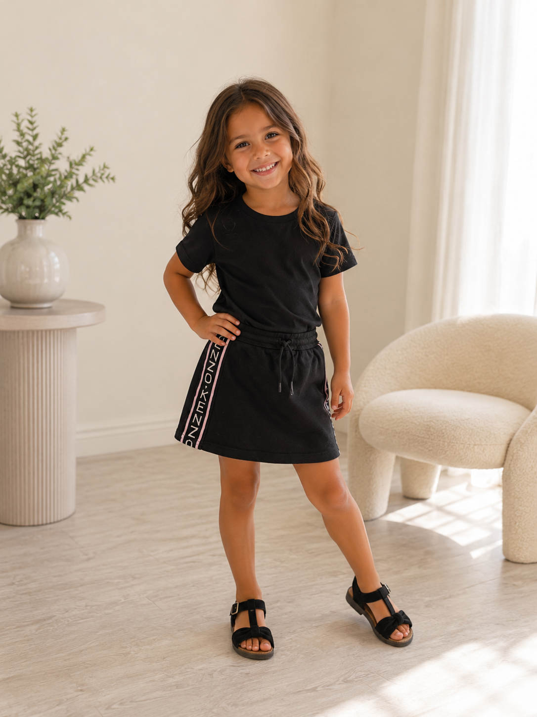 Kids Kenzo Black Skirt – Age 4