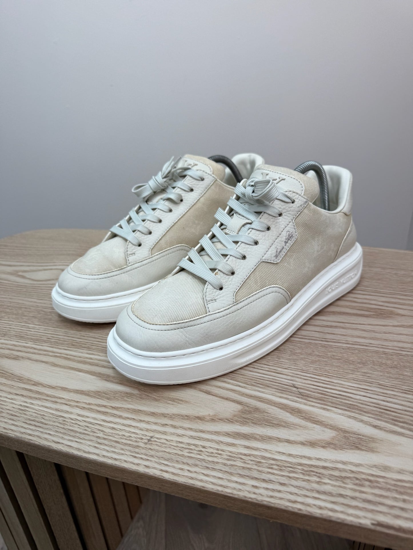 Louis Vuitton Beige Beverly Hills Trainers UK 8