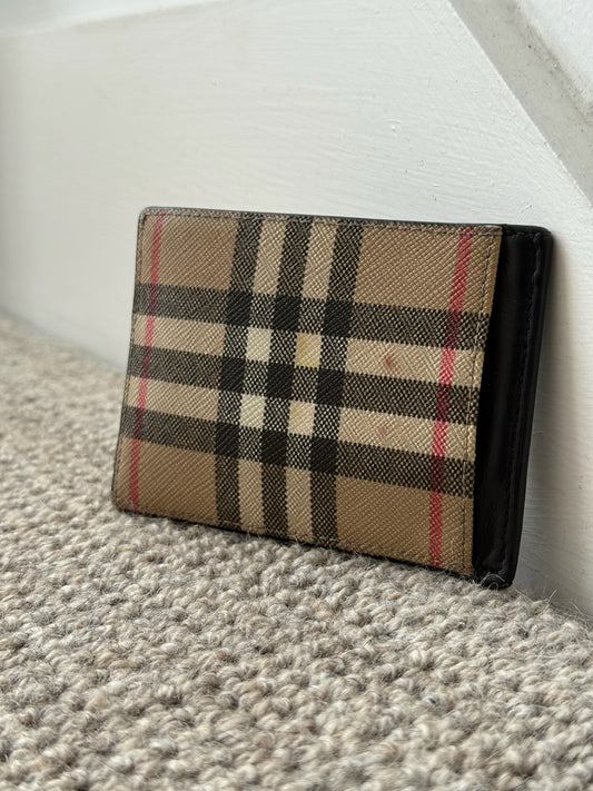 Burberry Chase Moner Clip Cardholder - One Size