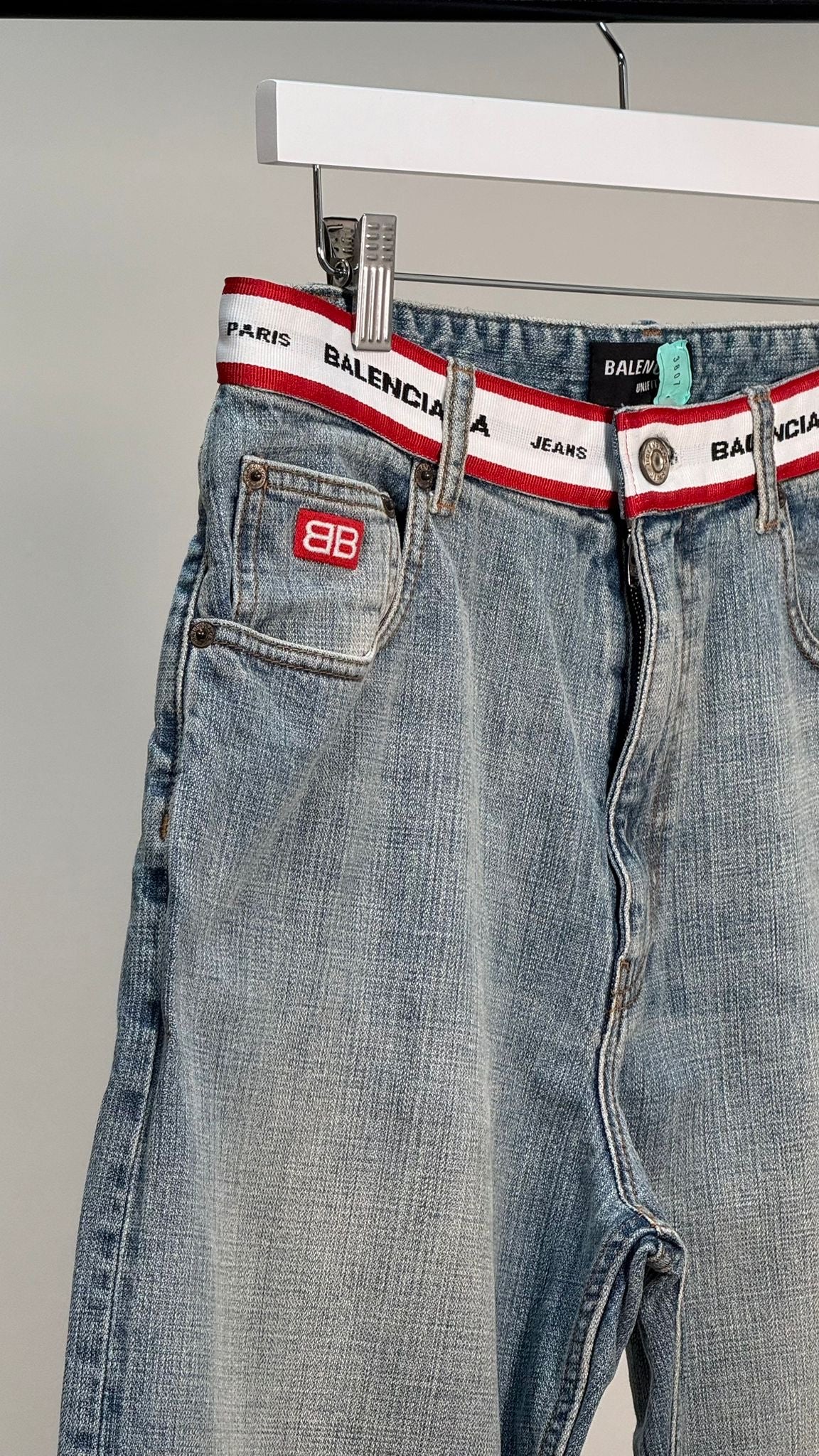 Balenciaga Unifit Wideleg Denim Jeans - XS