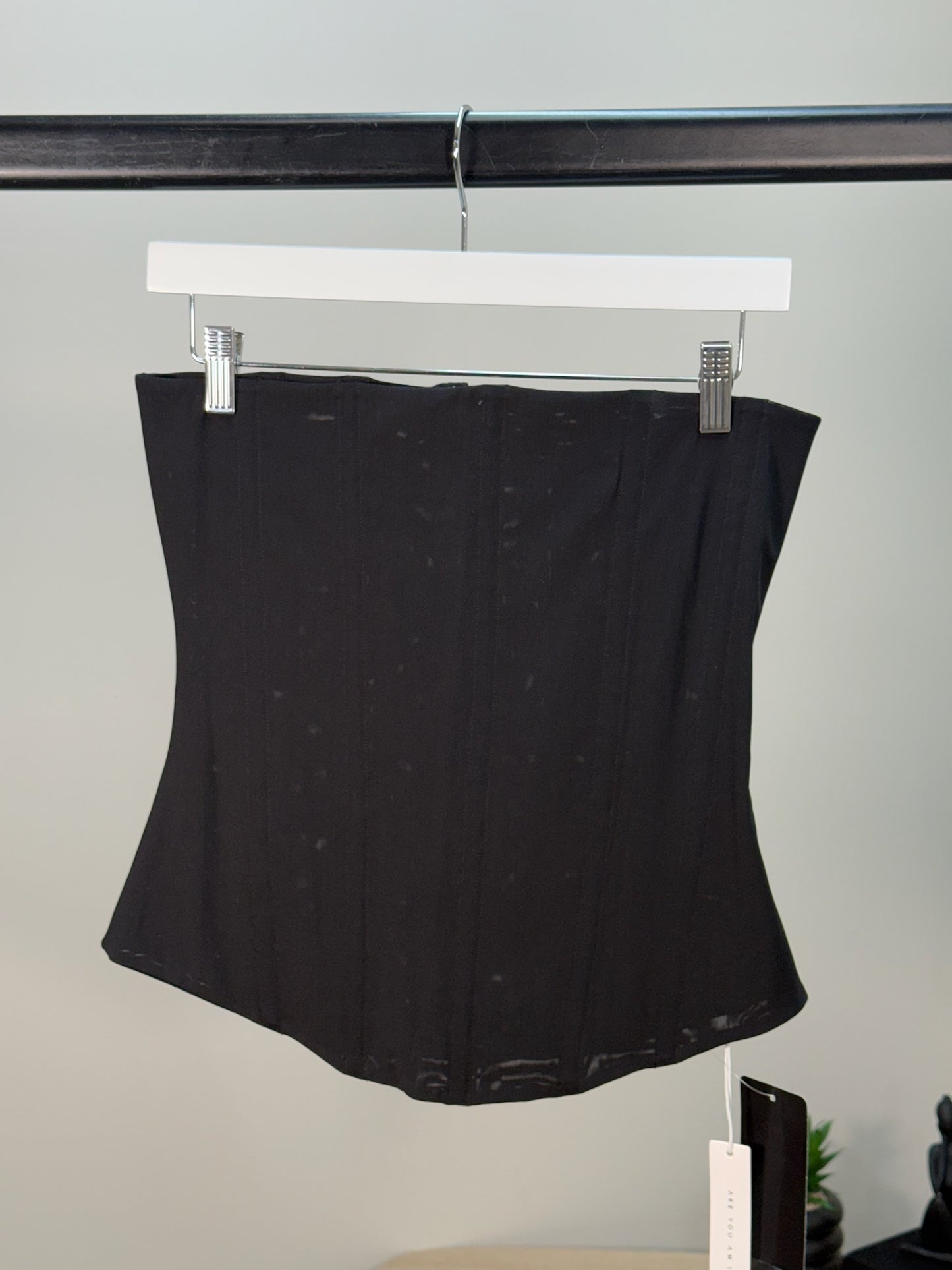 Are You Am I Sunniva Black Corset New In Tags - UK 10