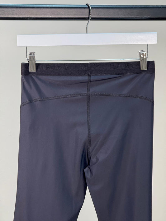 Balenciaga Black Logo Waist Leggings - Medium