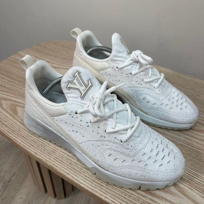 Louis Vuitton White VNR Knit Trainers – UK 7