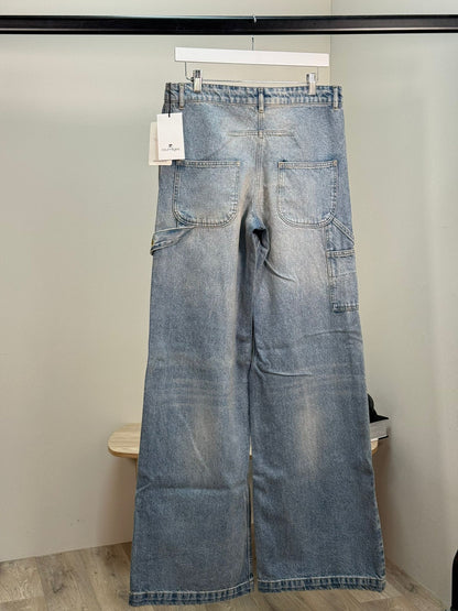 Courrégès Blue Denim Flared Jeans - Brand New In Tags 26