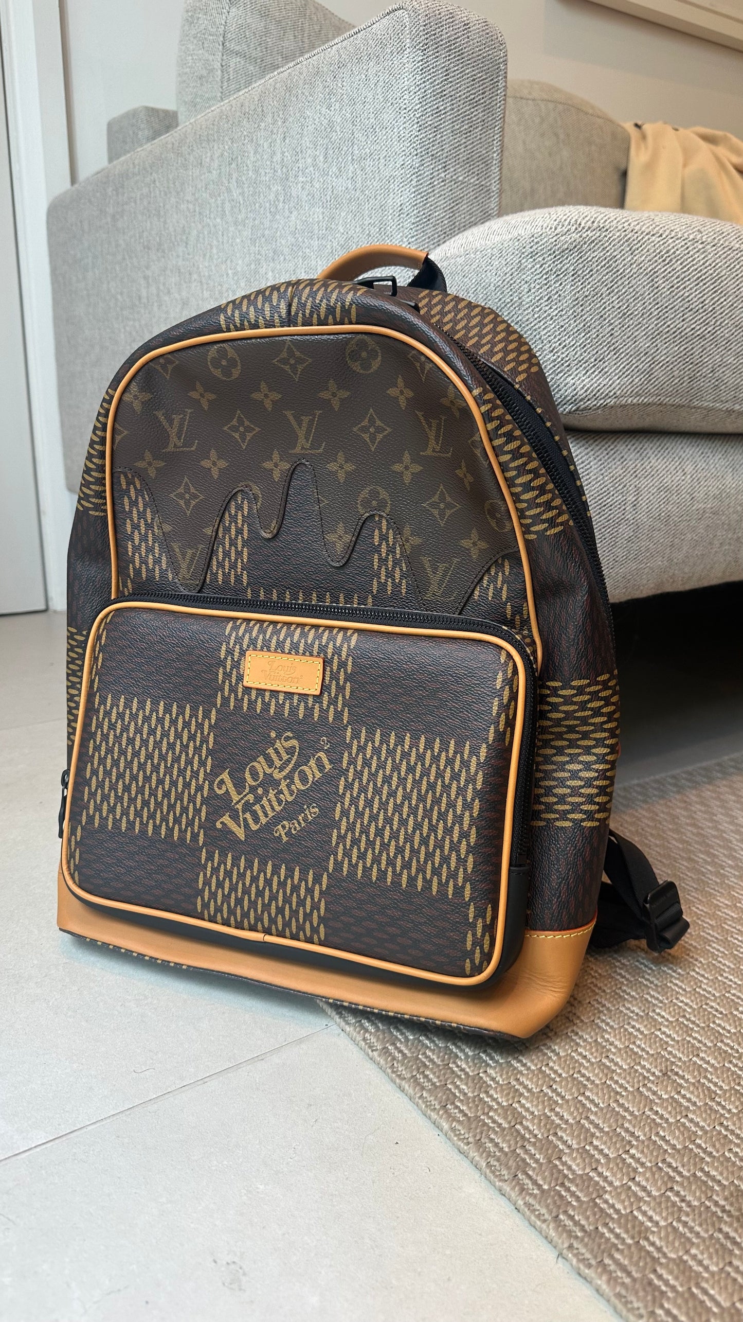 Louis Vuitton X Nigo Damier Giant Campus Backpack - Limited Edition , Brand New