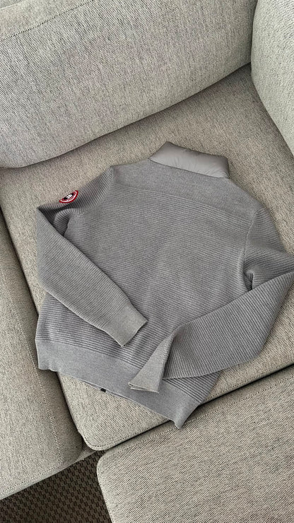 Canada Goose HyBridge Knit Jacket Grey – Small