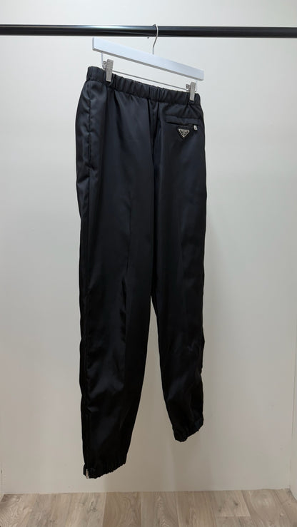 Prada Straight-Leg Re-Nylon Gabardine Trousers-42/Small