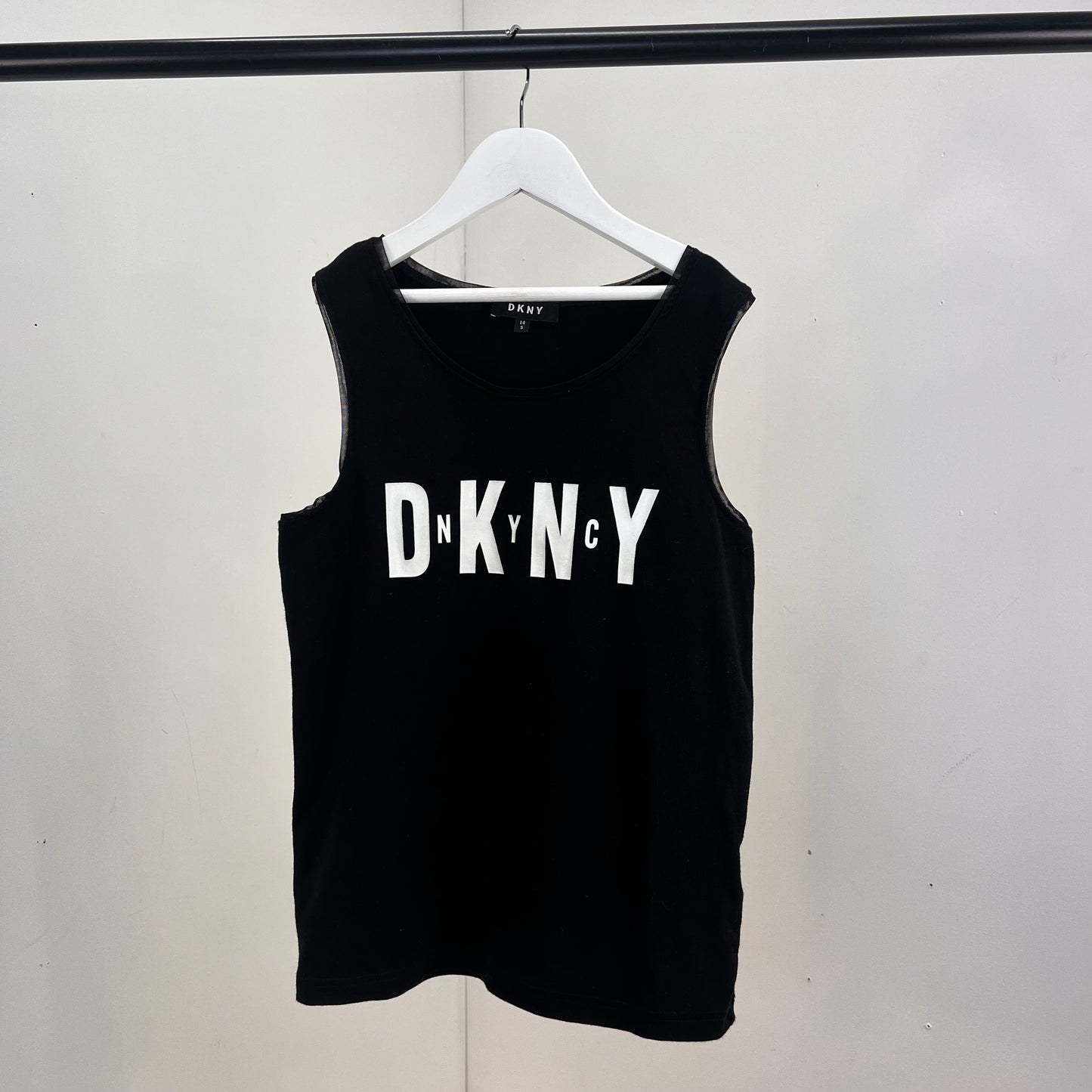 Kids DKNY Black Logo Vest (Age 14)