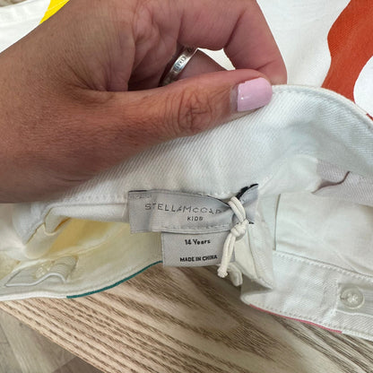Kids Stella McCartney White Denim Shorts – New In Tags Age 14