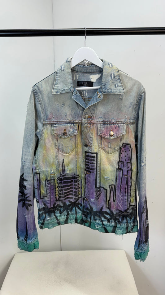 Amiri Hollywood Denim Jacket - Large