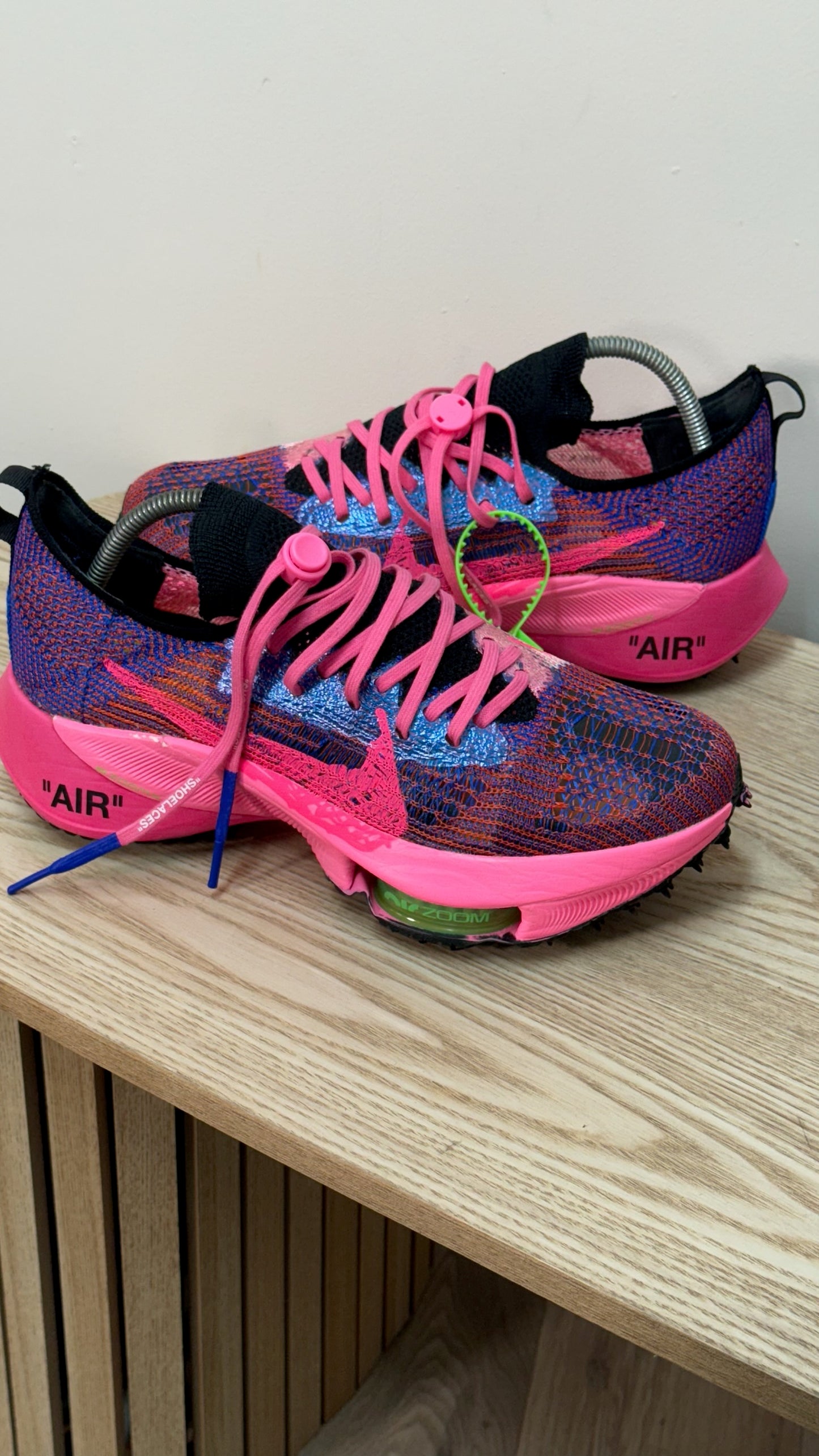 Nike X Off-White "air Zoom Tempo Next% X Off-white Pink Glow" - 8.5uk